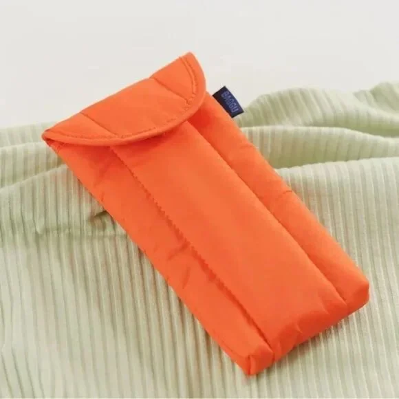 NWT Baggu Puffy Glasses Sleeve - Nasturtium - Picture 2 of 5